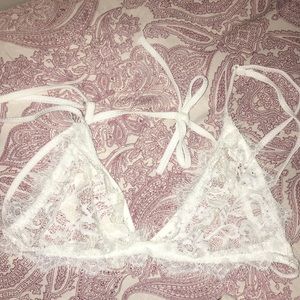 White Lacy Bralette